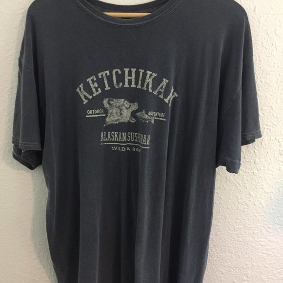 Oversized Alaskan Graphic T-shirt - Picture 2 of 5